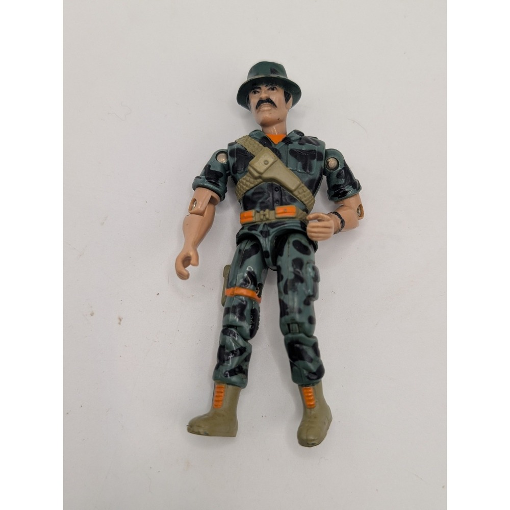 Vintage GI Joe Recondo Jungle Trooper Action Figure Camo 3.75 Inch Hasbro